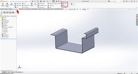 how to unfold sheet metal in solidworks|solidworks sheet metal guide.